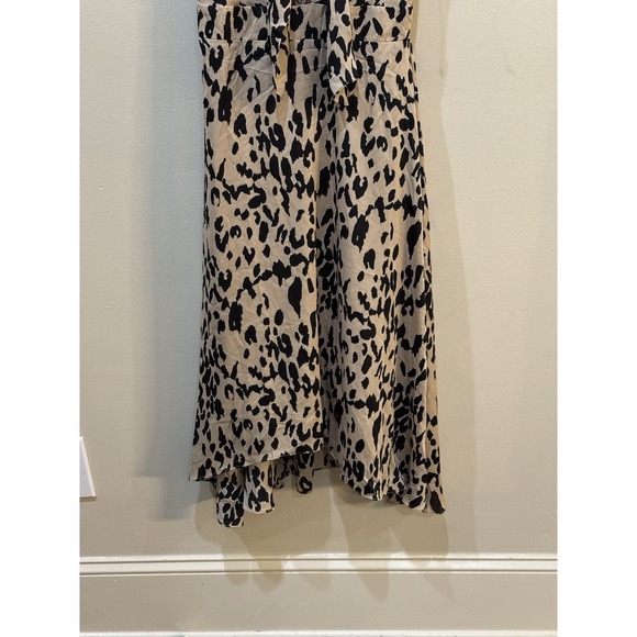 BALTIC BORN Poppy Satin Midi Dress | Animal Print Size Small - Picture 5 of 11